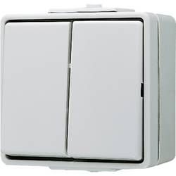 Jung kompletní sada Dvojitý spínač WG 600 šedá 605W 1 ks