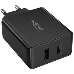Ansmann Home Charger 247PD USB nabíječka, 1x USB A , 1x USB-C®, 45 W, Dodávka energie, černá