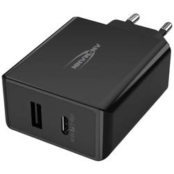 Ansmann Home Charger 247PD USB nabíječka, 1x USB A , 1x USB-C®, 45 W, Dodávka energie, černá