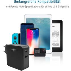 Ansmann Home Charger 247PD USB nabíječka, 1x USB A , 1x USB-C®, 45 W, Dodávka energie, černá