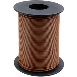 Donau Elektronik 125-S50-8 lanko/ licna, 1 x 0.25 mm², hnědá, 50 m