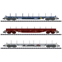 MiniTrix 18723 Sada 3 ks plochých vozů SNCB/CFL