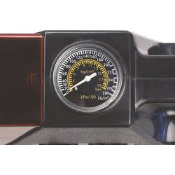 Brüder Mannesmann Universal-Luftkompressor, M 097-T, kompresor, 10 bar, blikající světlo, s pracovní lampou, analogový manometr, kabelová šachta / uchycení