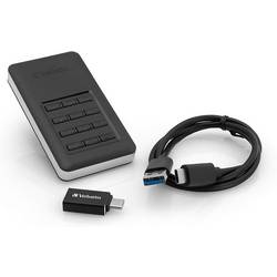 Verbatim Store n Go Secure Portable SSD 256 GB, externí SSD disk, USB 3.2 (Gen 2) , černá