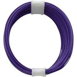 Donau Elektronik 110-6 lanko/ licna, 1 x 0.04 mm², fialová, 10 m