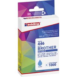 Edding Ink náhradní Brother LC-123C kompatibilní azurová EDD-446 18-446-01