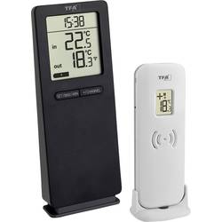 TFA Dostmann Funk-Thermometer LOGOneo bezdrátový digitální teploměr černá