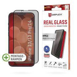 DISPLEX Privacy Glass Full Cover ochranné sklo na displej smartphonu Apple iPhone 14, iPhone 13, iPhone 13 Pro 1 ks boční ochrana proti pohledům 1706