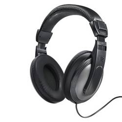 Hama sluchátka Over Ear kabelová, 00184144, stereo, černá