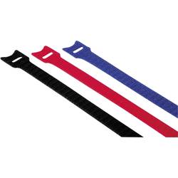 Hama kabelová šňůra plast červená, modrá, černá flexibilní (d x š) 14.5 cm x 1.2 cm 12 ks 00221005
