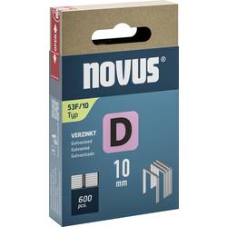 Novus Office 042-0790 sponky do sešívačky Typ 53F 600 ks Rozměry (d x š x v) 10 x 11.3 x 10 mm