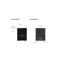 ICY BOX 20641 pouzdro 3.5 palec USB 3.2 (Gen 1x1) , eSATA