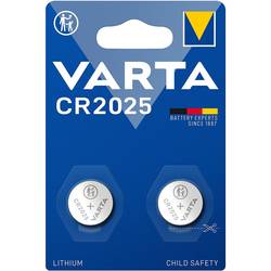 Varta knoflíkový článek CR 2025 3 V 2 ks 157 mAh lithiová LITHIUM Coin CR2025 Bli 2