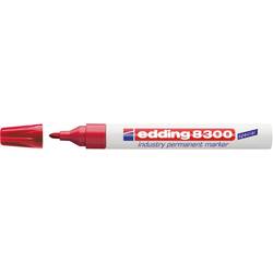 Edding 8300 industry 4-8300002 permanentní popisovač červená Vodotěsné: Ano