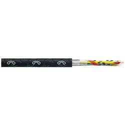 Faber Kabel 110024 telefonní kabel A-2Y(L)2Y 4 x 2 x 0.8 mm černá metrové zboží