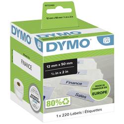 DYMO etikety v roli 99017 S0722460 50 x 12 mm papír bílá 220 ks trvalé visací etikety