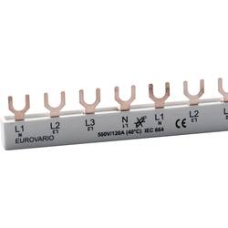 Doepke 09920122 fázová lišta šedá 10 mm² 63 A 690 V 1 ks