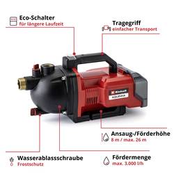 Einhell Power X-Change AQUINNA 36/30 zahradní čerpadlo 3000 l/h 26 m
