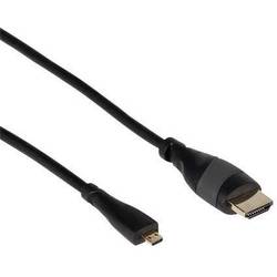 Joy-it K-1481 HDMI kabel Raspberry Pi® [1x HDMI zástrčka - 1x micro HDMI zástrčka D] 1.80 m černá