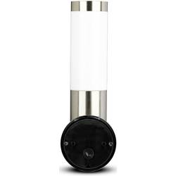 V-TAC VT-833 8624 venkovní nástěnné LED osvětlení E27 60 W nerezová ocel