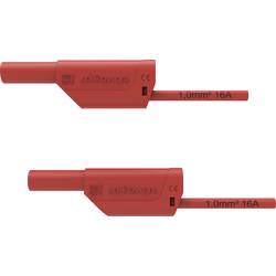 Schützinger VSFK 8500 / 1 / 50 / RT bezpečnostní měřicí kabely 4 mm zástrčka 4 mm zástrčka 50.00 cm červená 1 ks
