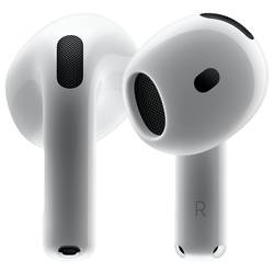 Apple AirPods 4 AirPods Bluetooth® stereo bílá Nabíjecí pouzdro, odolné vůči potu