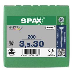 SPAX 1191010350303 R 88091 Senkkopf/T-STAR šroub do dřeva 3.5 mm 30 mm T-STAR plus ocel WIROX 200 ks