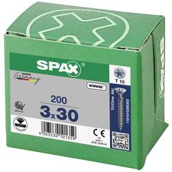 SPAX 1191010300303 R 88091 Senkkopf/T-STAR šroub do dřeva 3 mm 30 mm T-STAR plus ocel WIROX 200 ks