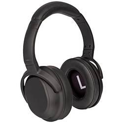 LINDY LH500XW+ sluchátka uzavřená (Over Ear) Bez kabelu stereo černá Potlačení hluku Hi-Fi