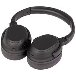 LINDY LH500XW+ sluchátka uzavřená (Over Ear) Bez kabelu stereo černá Potlačení hluku Hi-Fi