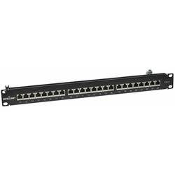 Intellinet 720038 24 portů síťový patch panel 483 mm (19) CAT 6 1 U černá osazený