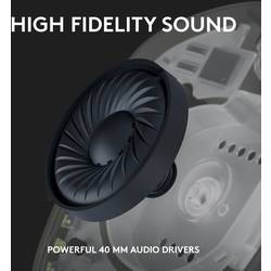 Logitech G435 LIGHTSPEED Headset uzavřená (Over Ear) Bluetooth® stereo černá omezení hlasitosti Gaming