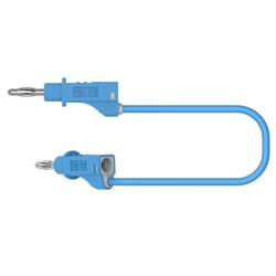 Electro PJP 2117-CD1-100Bl měřicí kabel banánková zástrčka banánková zástrčka 1.00 m modrá 1 ks