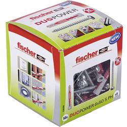 Fischer 538260 DUOPOWER 6x50 S PH LD 2komponentní hmoždinka 50 mm 6 mm 50 ks