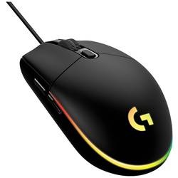 Logitech Gaming G203 LIGHTSYNC optická herní myš, USB, 6 tlačítko, 8000 dpi, černá