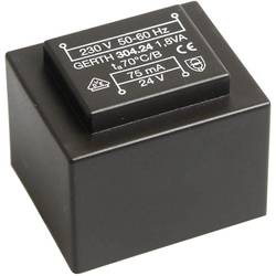 Gerth PT300601 transformátor do DPS 1 x 230 V 1 x 6 V/AC 1.80 VA 300 mA