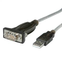 Roline PC konvertor [1x USB 2.0 zástrčka A - 1x RS232 zástrčka ] 1.80 m