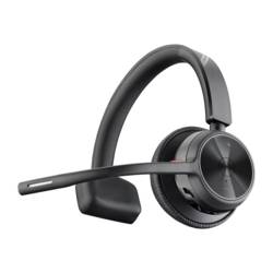 HP Poly Voyager 4320 UC Stereo Sluchátka On Ear Bluetooth®, 76U50AA, stereo, černá, Potlačení hluku