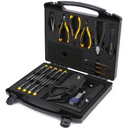 Bernstein Tools for Electronics Bernstein Werkzeugfabrik sada nářadí ESD, profesionální, v kufříku , 18dílná, 2280