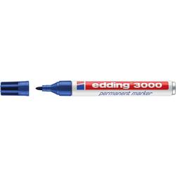 Edding 3000 4-3000003 permanentní popisovač modrá Vodotěsné: Ano
