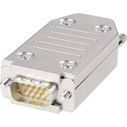 Knorr Tec 10040010 D-SUB zástrčka 180 ° Pólů: 15 pružinová svorka 1 ks
