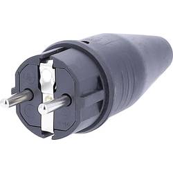 AS Schwabe 60412 zástrčka plnogumové 230 V černá IP44