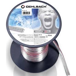 Oehlbach 185 reproduktorový kabel 2 x 2.5 mm² transparentní 10 m