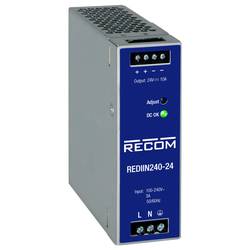 RECOM REDIIN240-24 síťový zdroj na DIN lištu 24 V 10 A 240 W Počet výstupů:1 x Obsah 1 ks