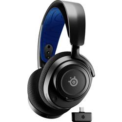 Steelseries Arctis Nova 7P Sluchátka Over Ear Bluetooth®, bezdrátová stereo černá, modrá Redukce šumu mikrofonu headset, regulace hlasitosti, Vypnutí zvuku