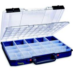 raaco CarryLite 55 5x10-25/2 DLU kufřík na součástky (š x v x h) 413 x 58 x 330 mm přihrádek: 25 Obsah 1 ks