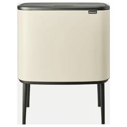 brabantia Bo Touch Bin 201585 odpadkový koš, 34 l, ocel, (d x š x v) 312 x 540 x 680 mm, béžová, 1 ks