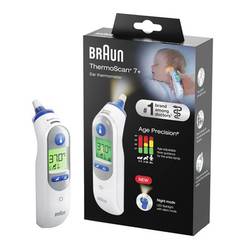 Braun ThermoScan 7+, IRT6525WE infračervený teploměr předehřátá měřicí špička
