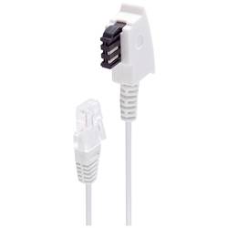 Shiverpeaks DSL kabel [1x telefonní zástrčka TAE-F - 1x RJ45 zástrčka] 0.5 m bílá