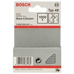 Bosch Accessories 2609200247 Hřebíky do sponkovačky Typ 49 Vnější délka 25 mm 1000 ks